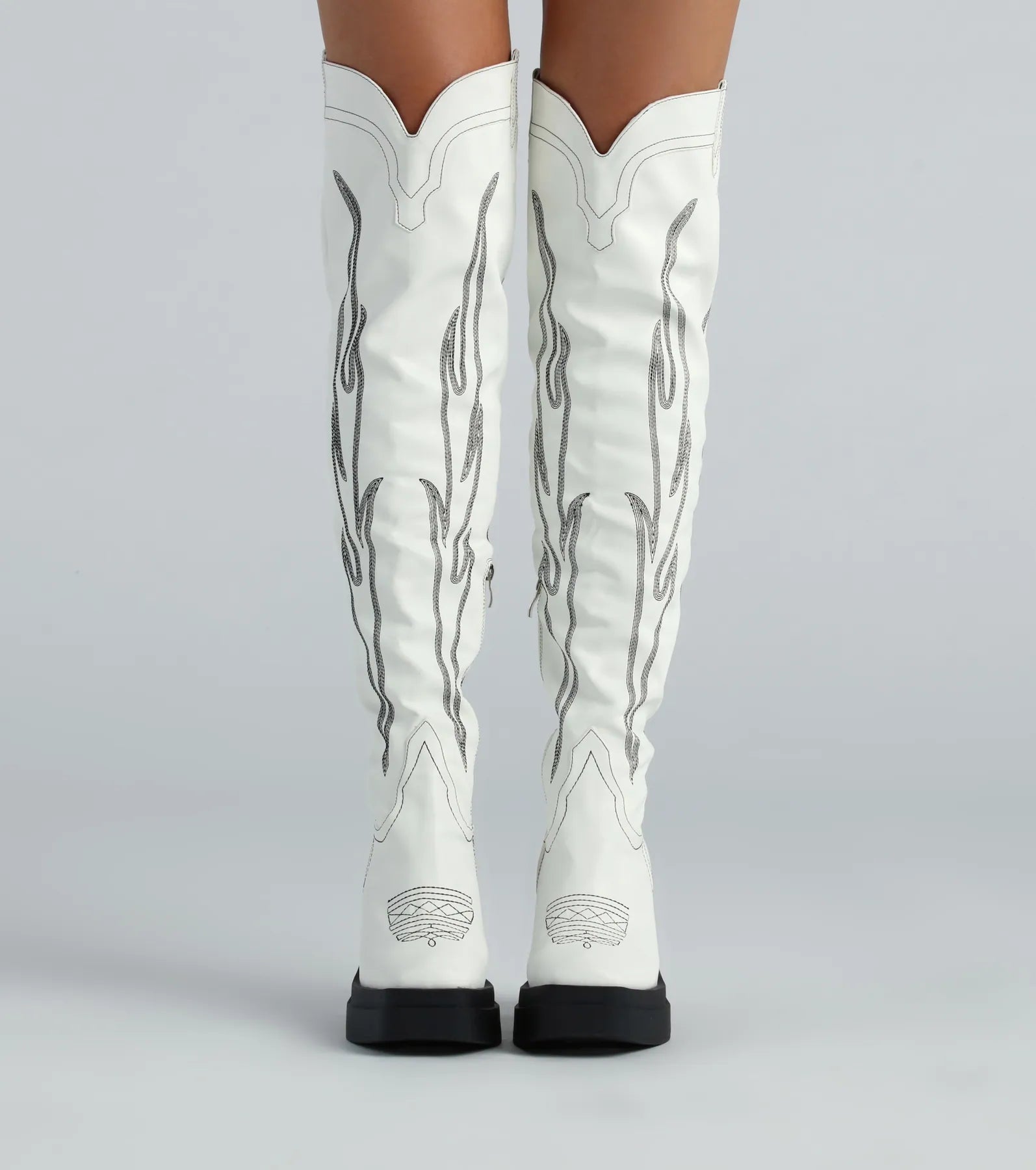 Premium Western Heat Cowboy Thigh-High Boots - Ultimate Style Statement