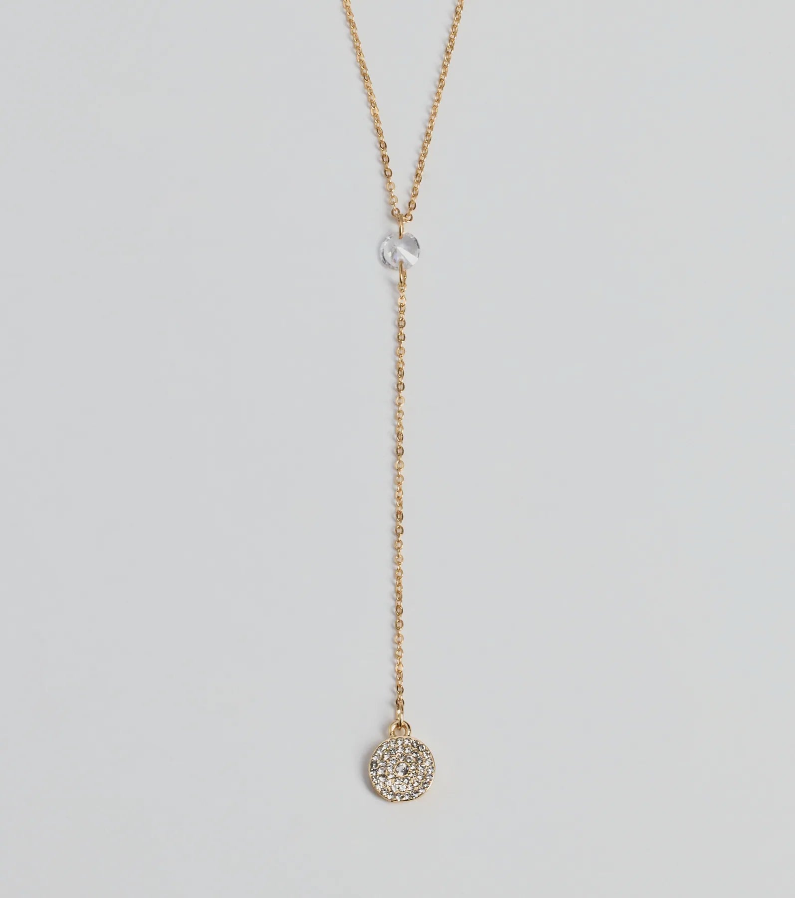 Premium Glam Rhinestone Lariat Necklace - Ultimate Elegance