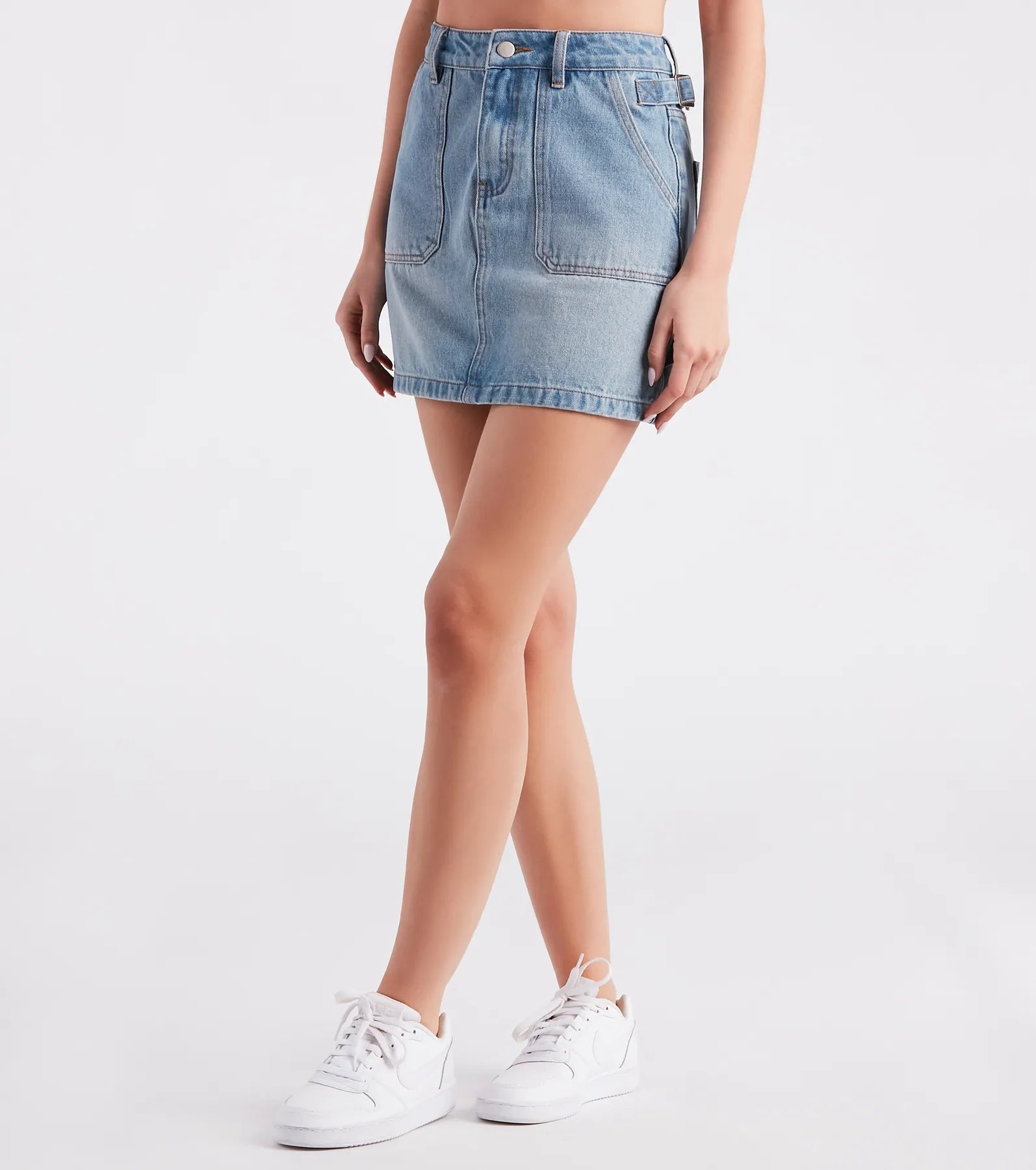 Ultimate Casual Denim Mini Skirt - Trendy & Stylish