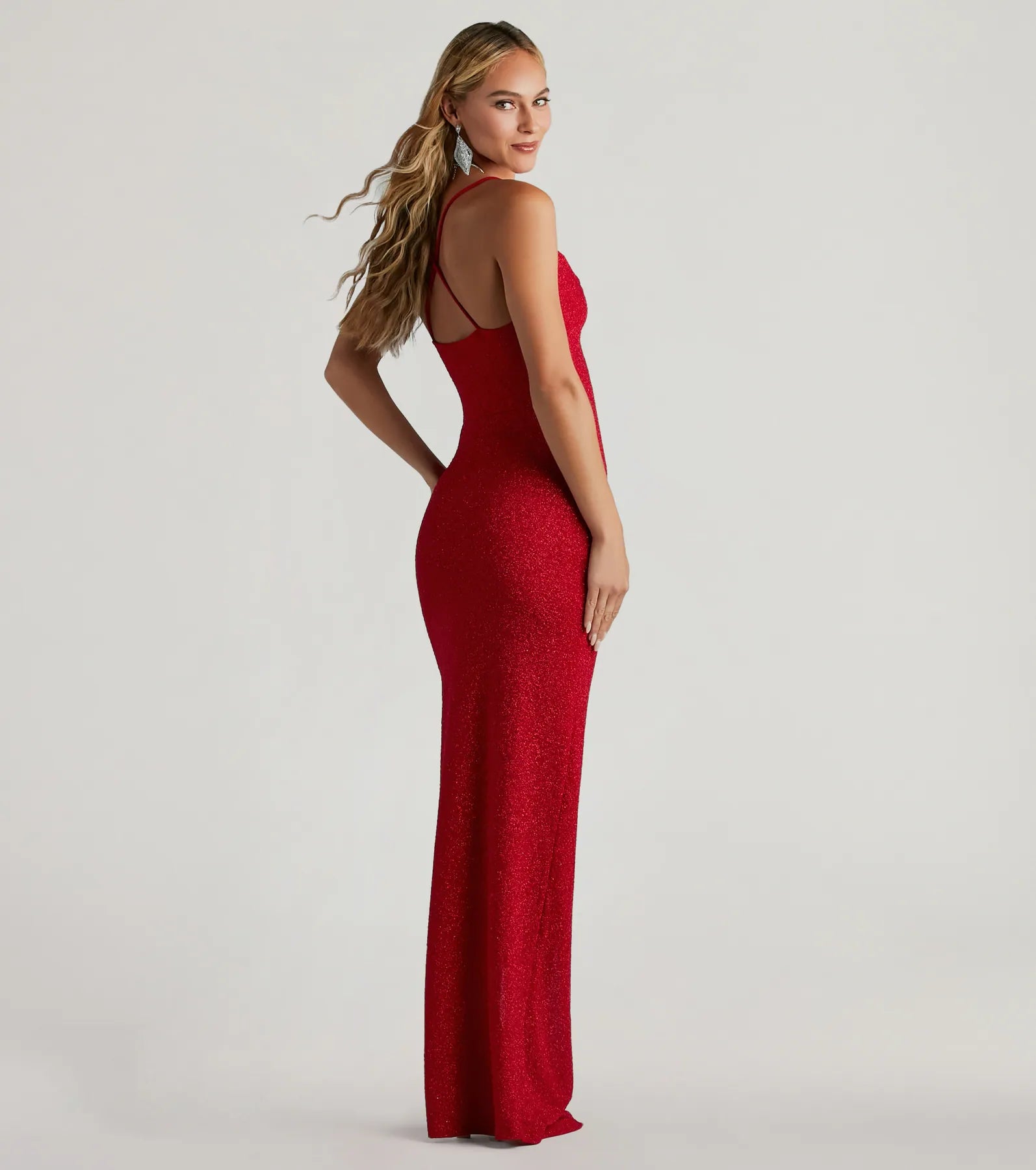 Amirah Premium Glitter Evening Gown – Ultimate Formal Dress