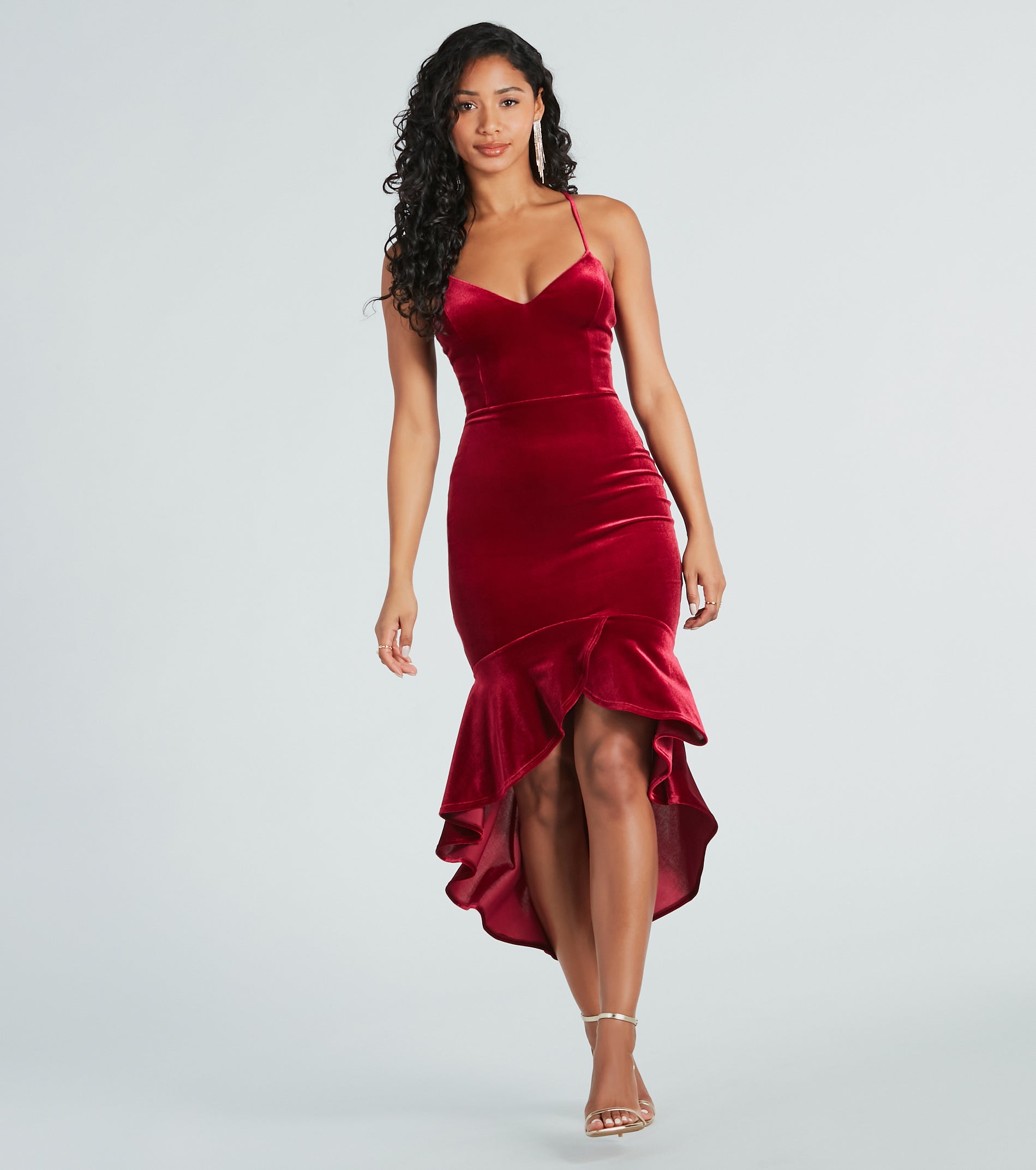 Premium Velvet Mermaid Dress - Ultimate Evening Glamour