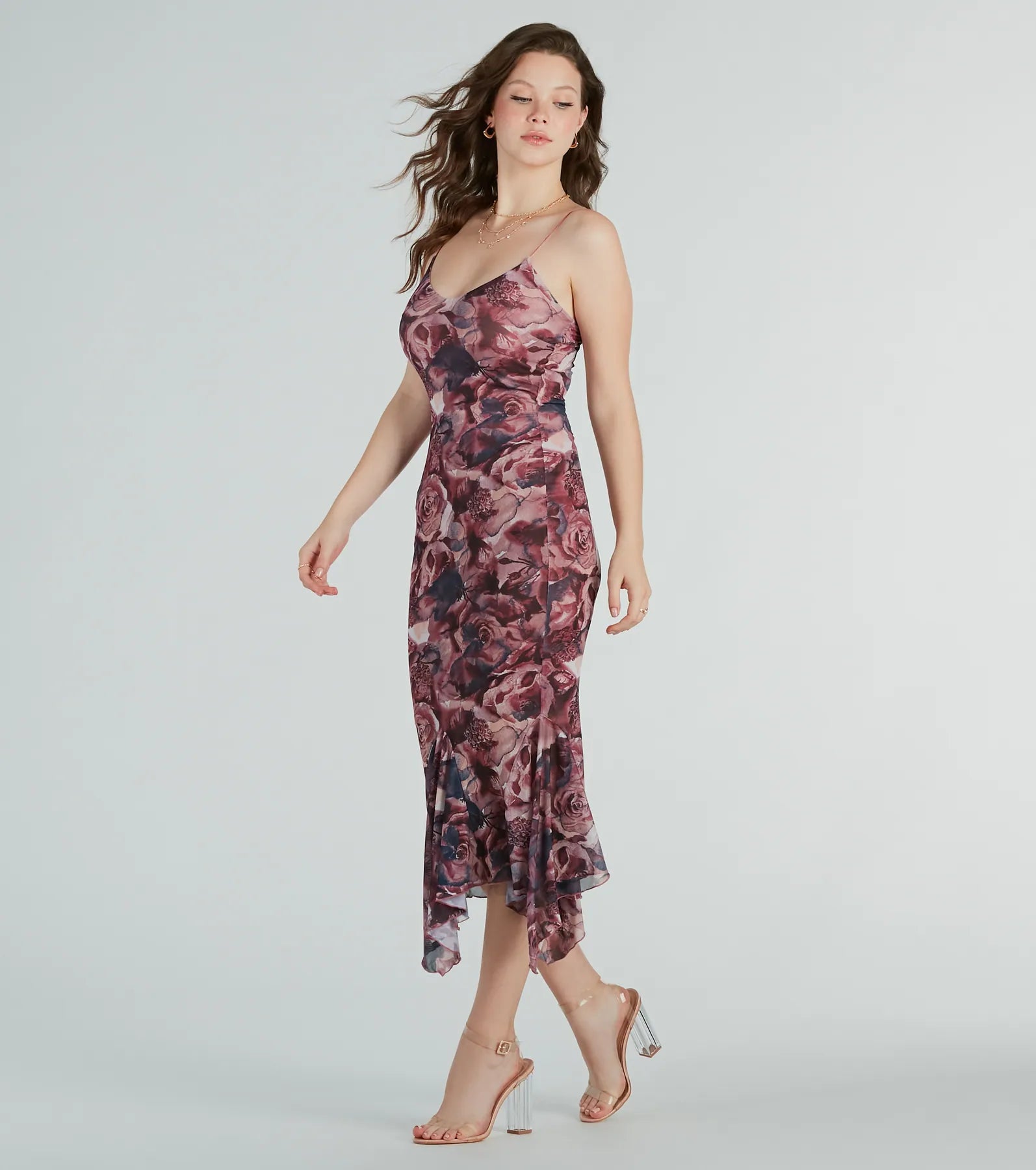 Ultimate Floral Elegance: Ruffle Midi Dress for Every Occasion