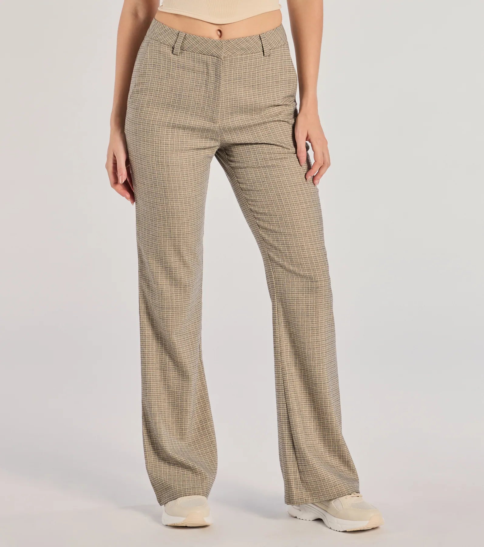 Ultimate Checkered Chic High-Waist Plaid Pants