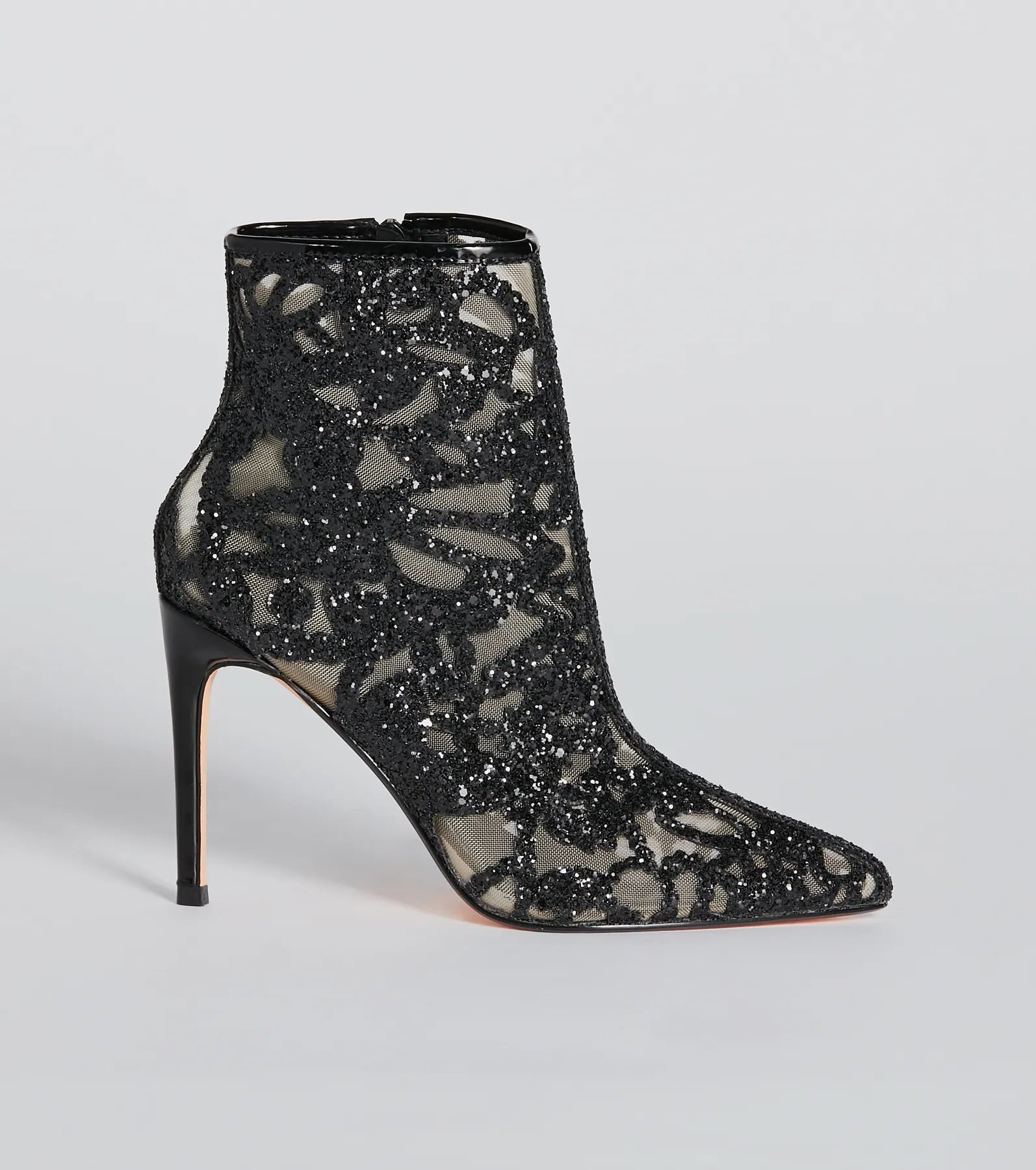 Ultimate Glamour: Sparkling Stiletto Booties