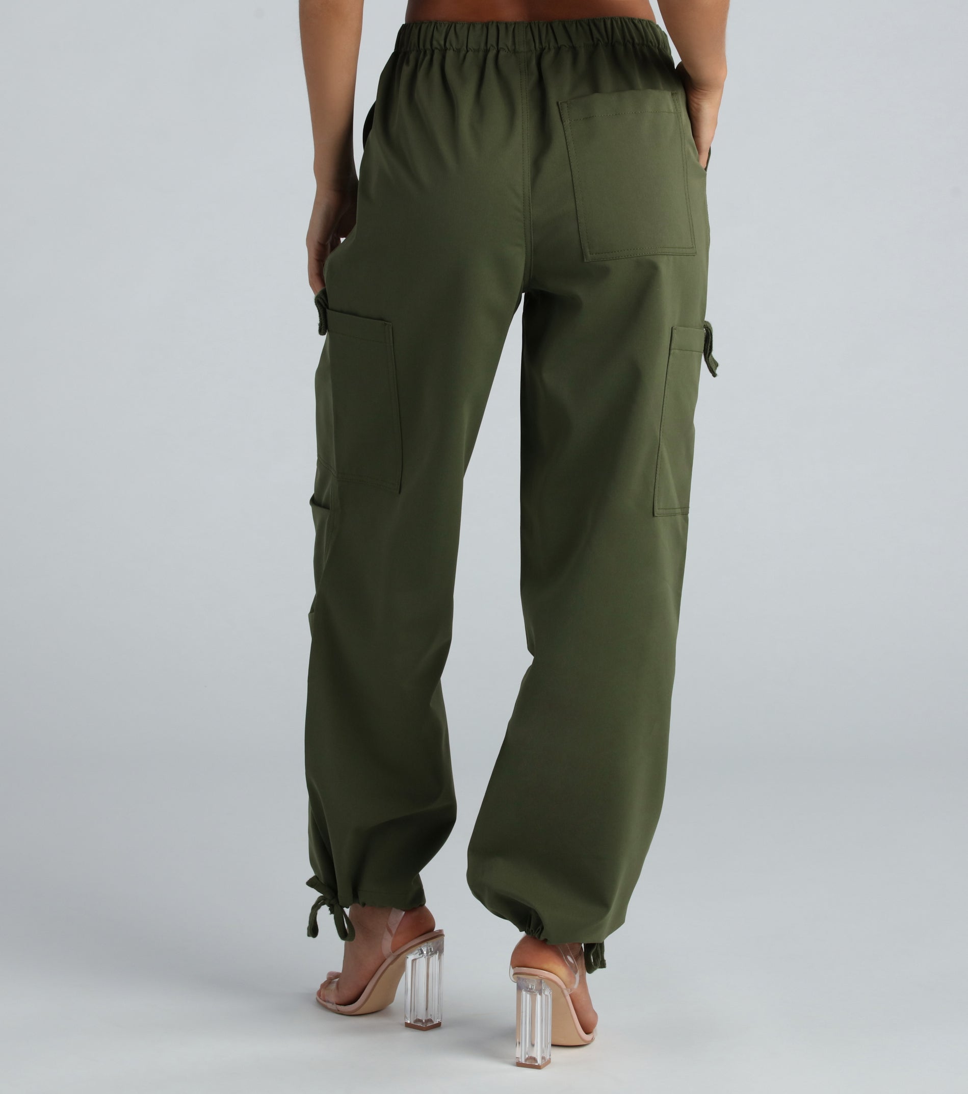 Ultimate High-Rise Parachute Cargo Pants - Elevate Your Style