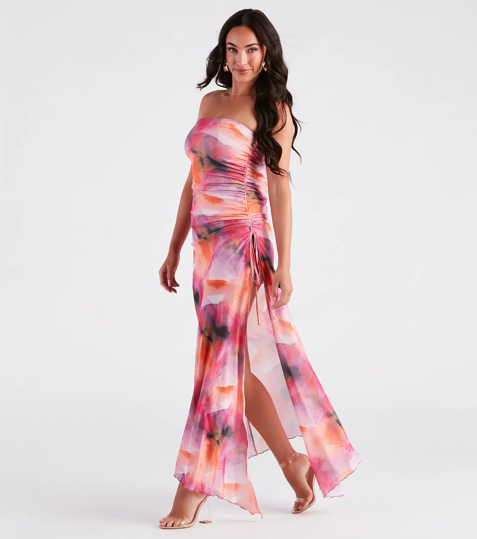 Ultimate Marble Print Maxi Dress - Major Crush