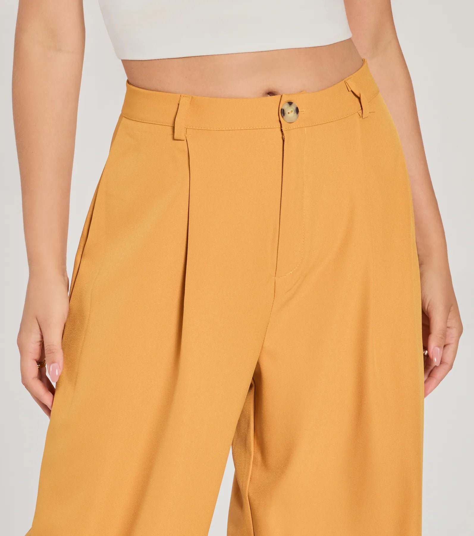Premium High-Rise Wide Leg Trousers for Effortless Elegance