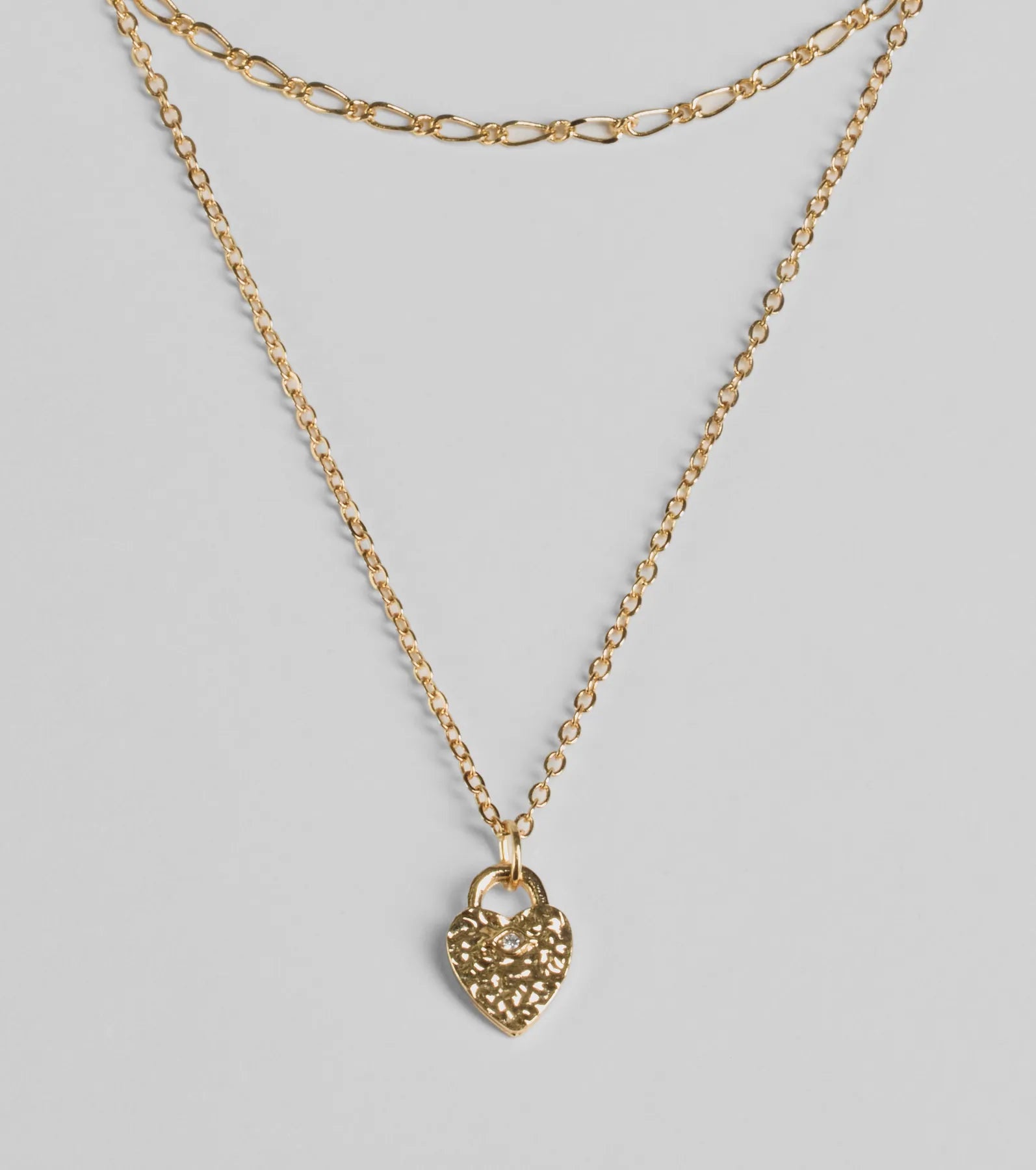 Ultimate Key To My Heart Layered Necklace Set