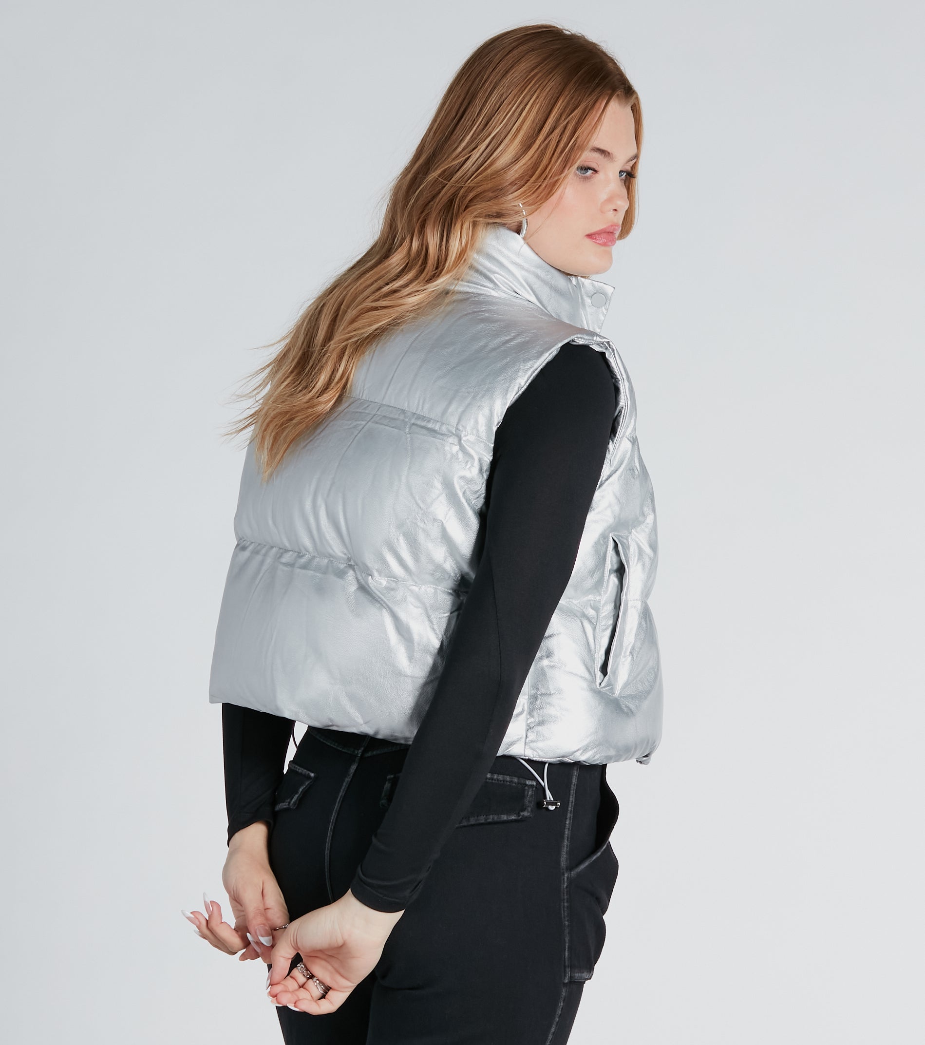 Premium Metallic Puffer Vest - Ultimate Style & Warmth