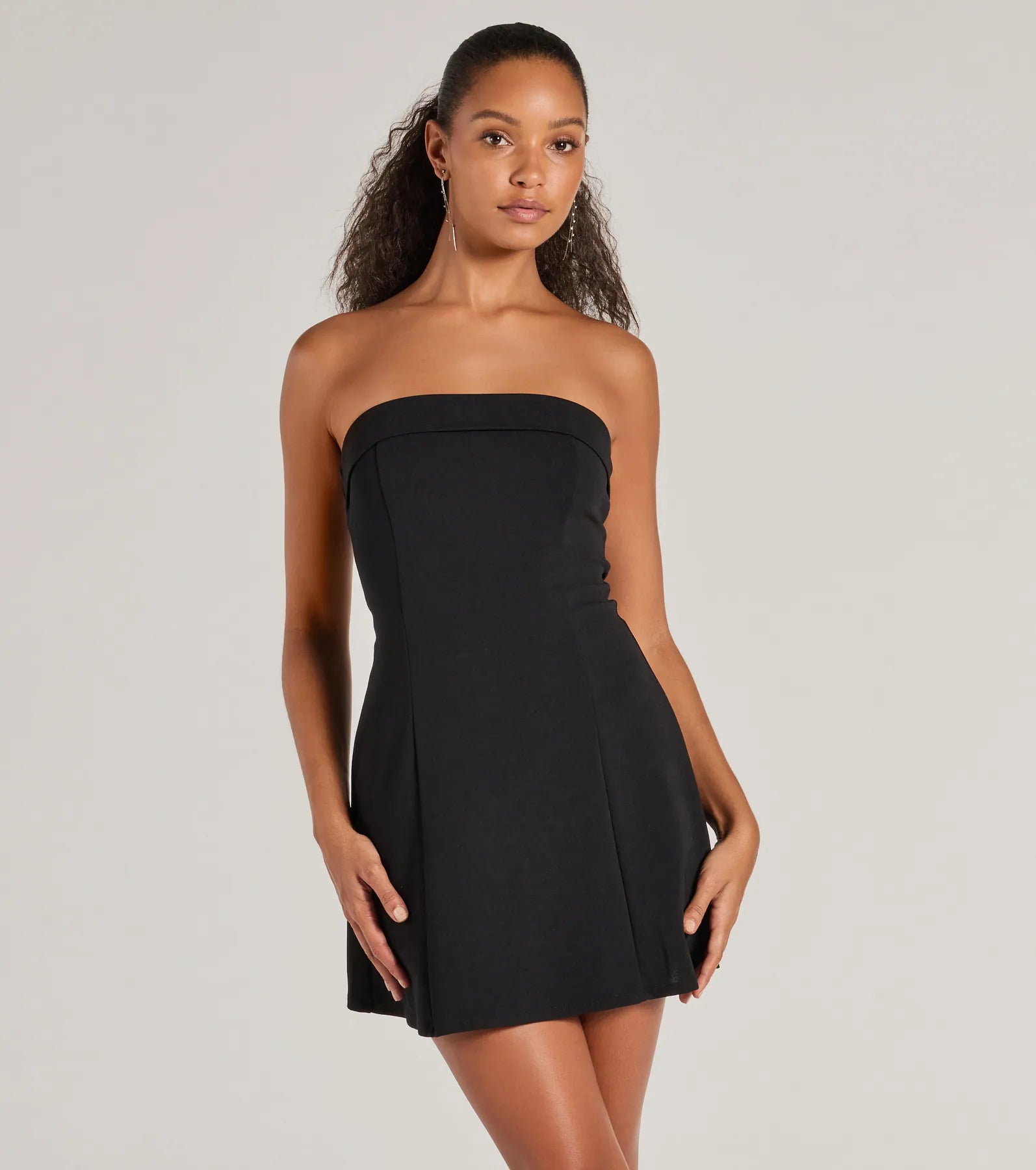 Ultimate Forever Chic Drop Waist A-line Mini Dress