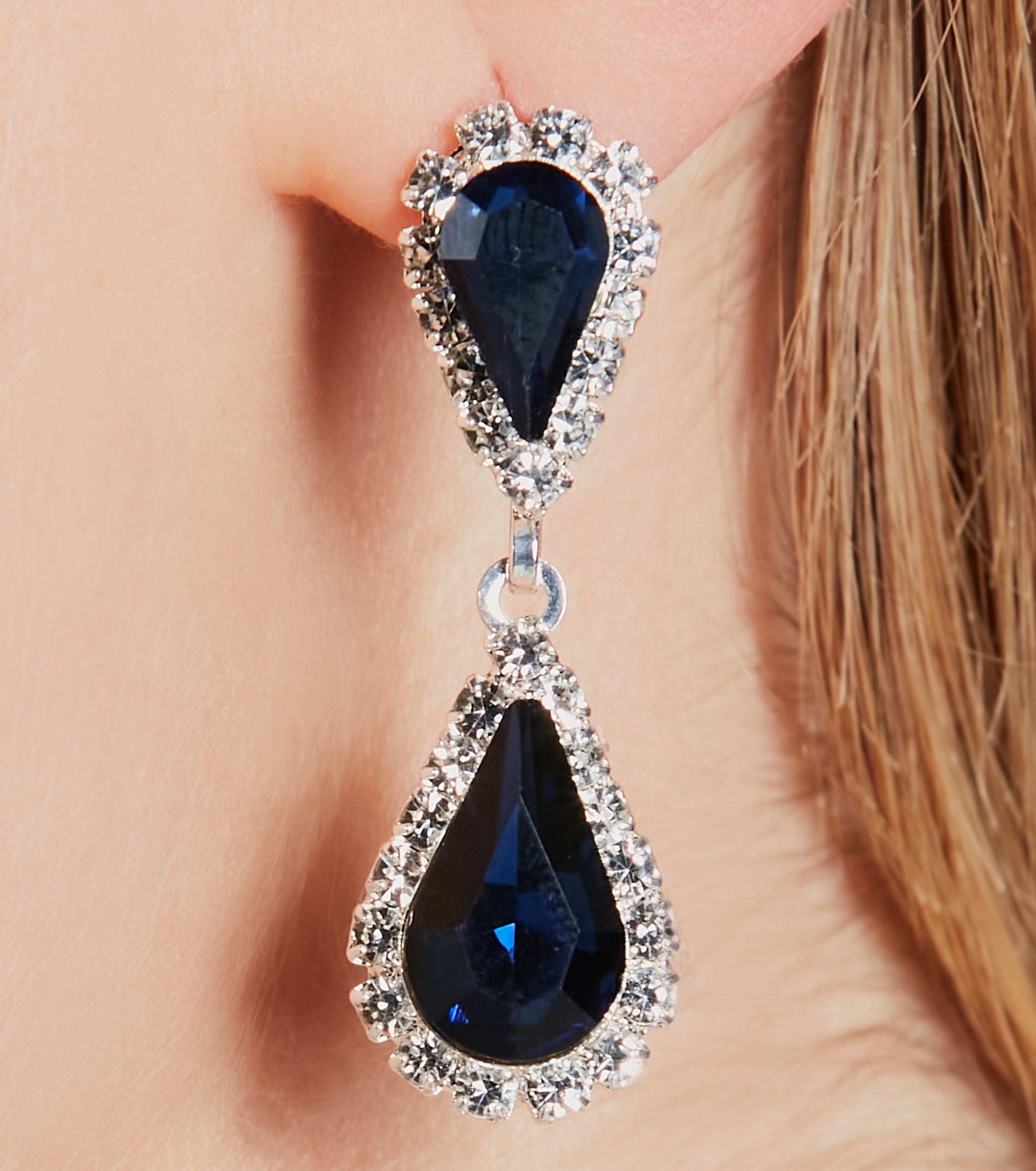 Ultimate Sparkle Hour Gemstone Jewelry Set - Necklace & Earrings