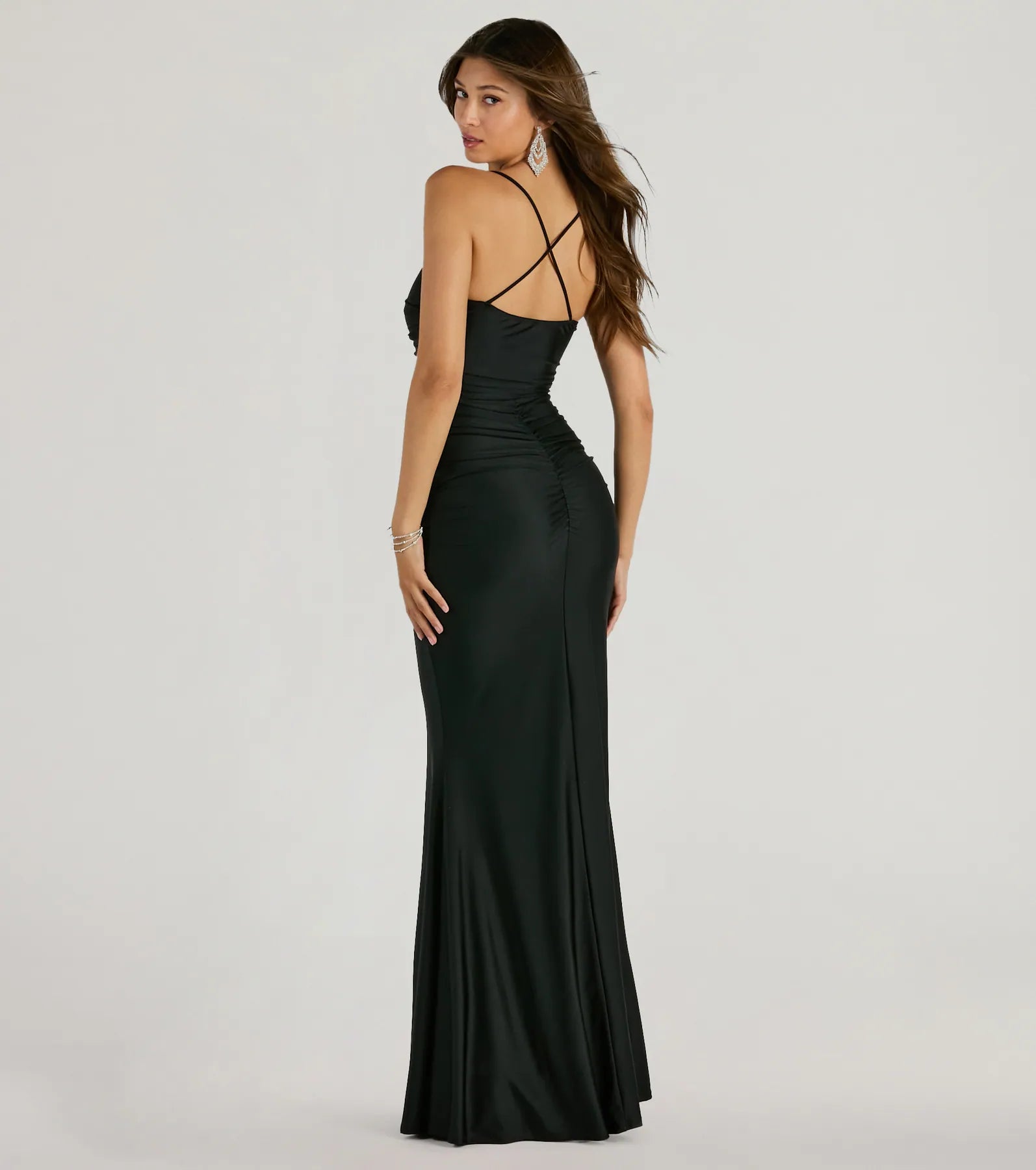 Premium Maisie Sweetheart Ruched Mermaid Evening Gown