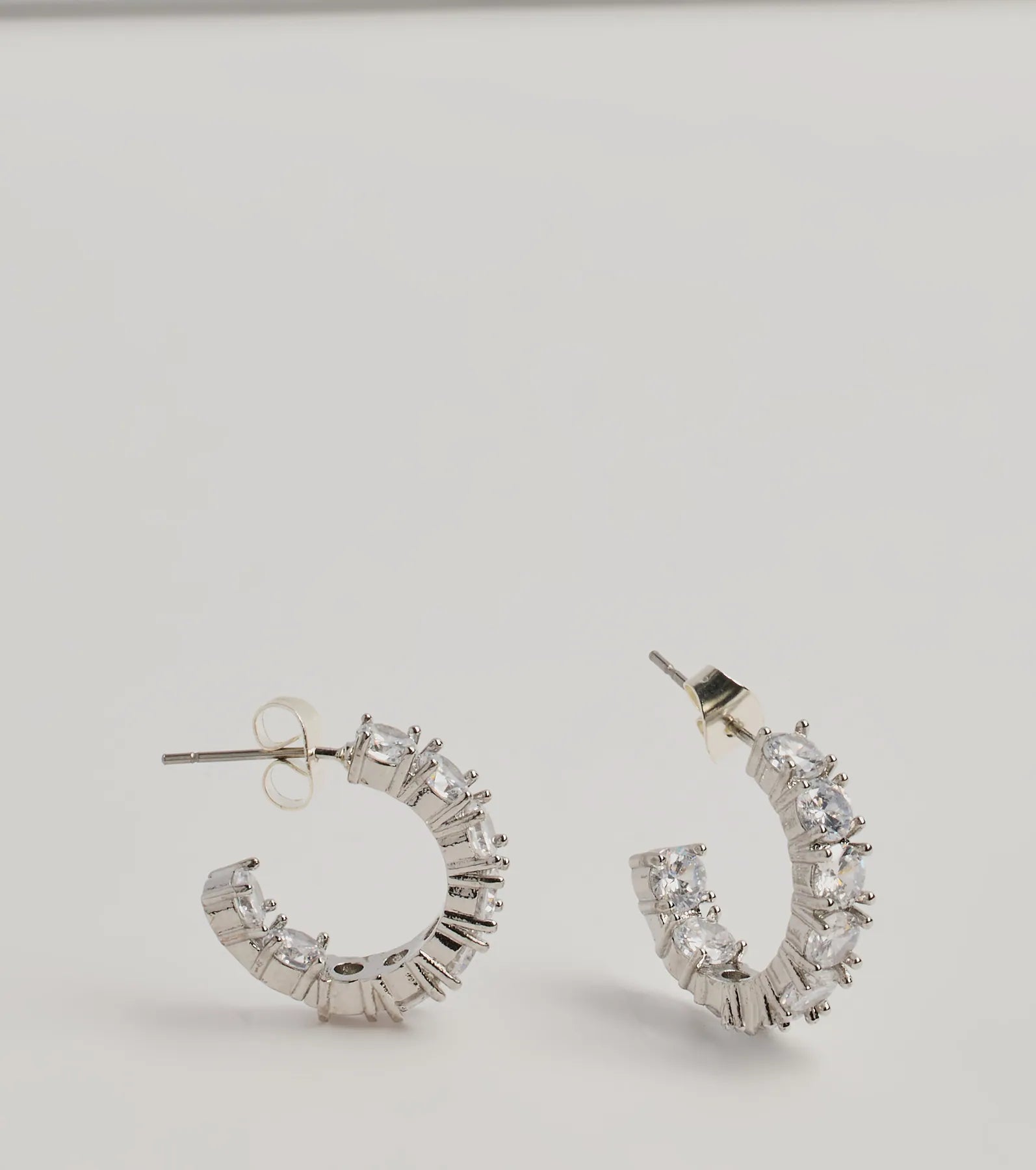 Premium Cubic Zirconia Mini Hoop Earrings - Ultimate Everyday Glam