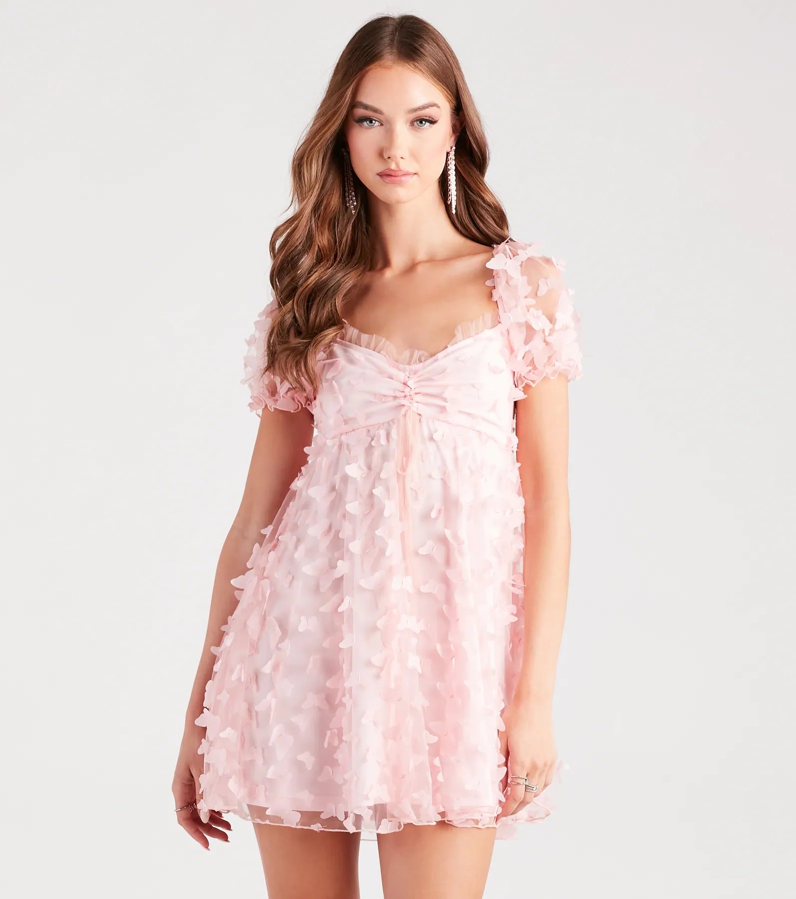 Ultimate Wildest Dreams Butterfly Babydoll Dress