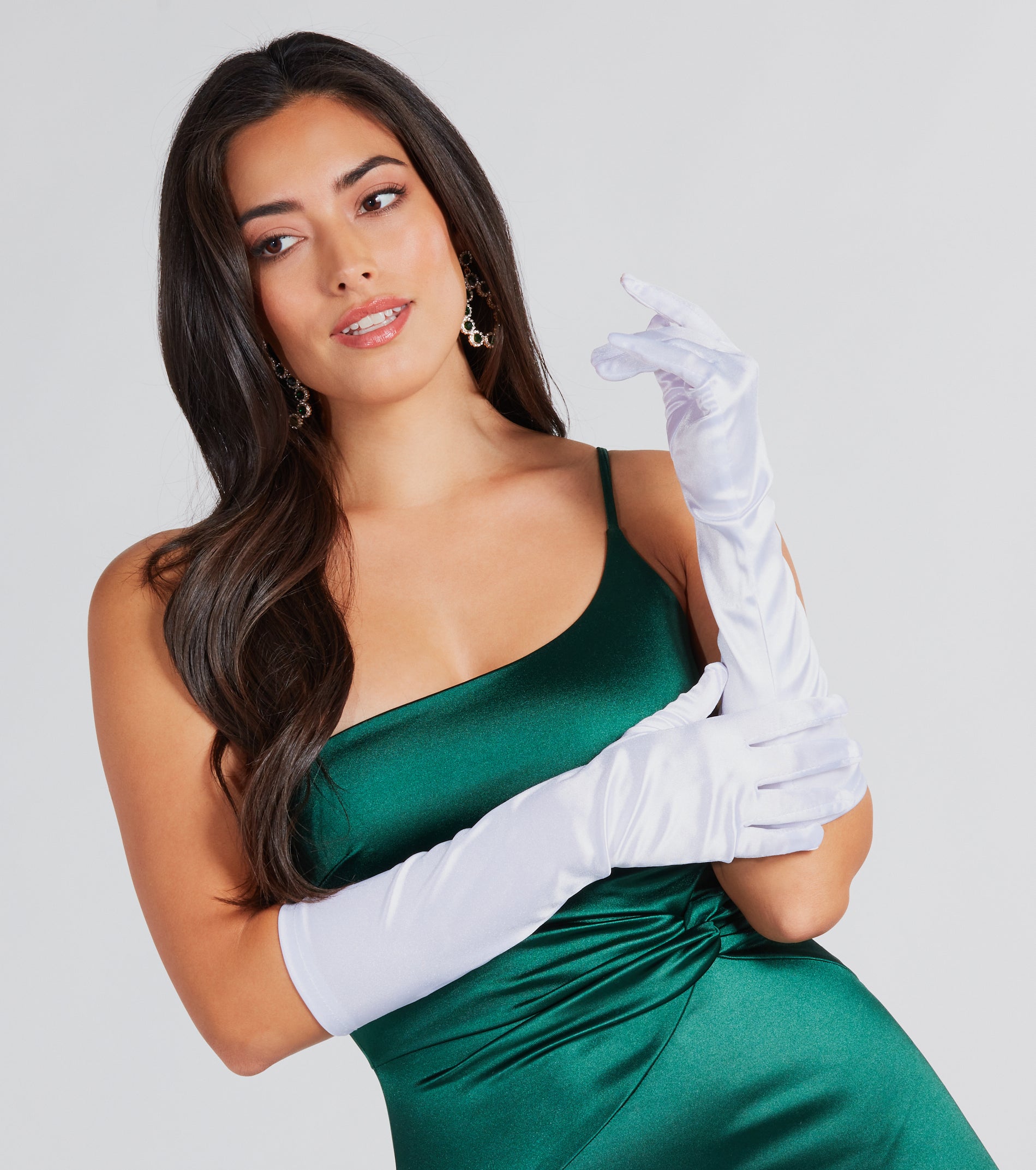 Ultimate Glamour Satin Gloves – Premium Touch for Every Occasion