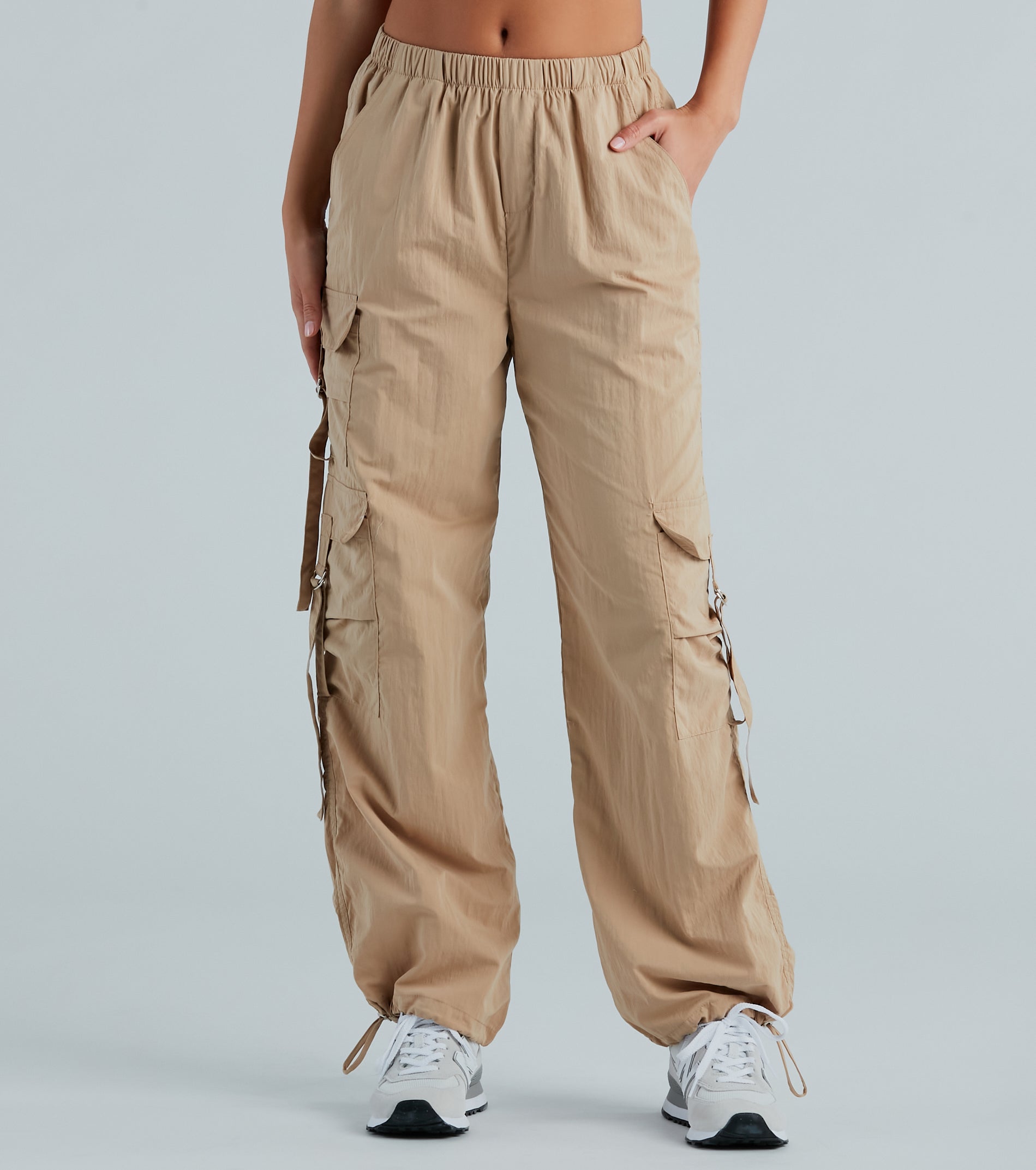 Ultimate Effortless Edge Wide-Leg Cargo Pants - Premium Style & Comfort