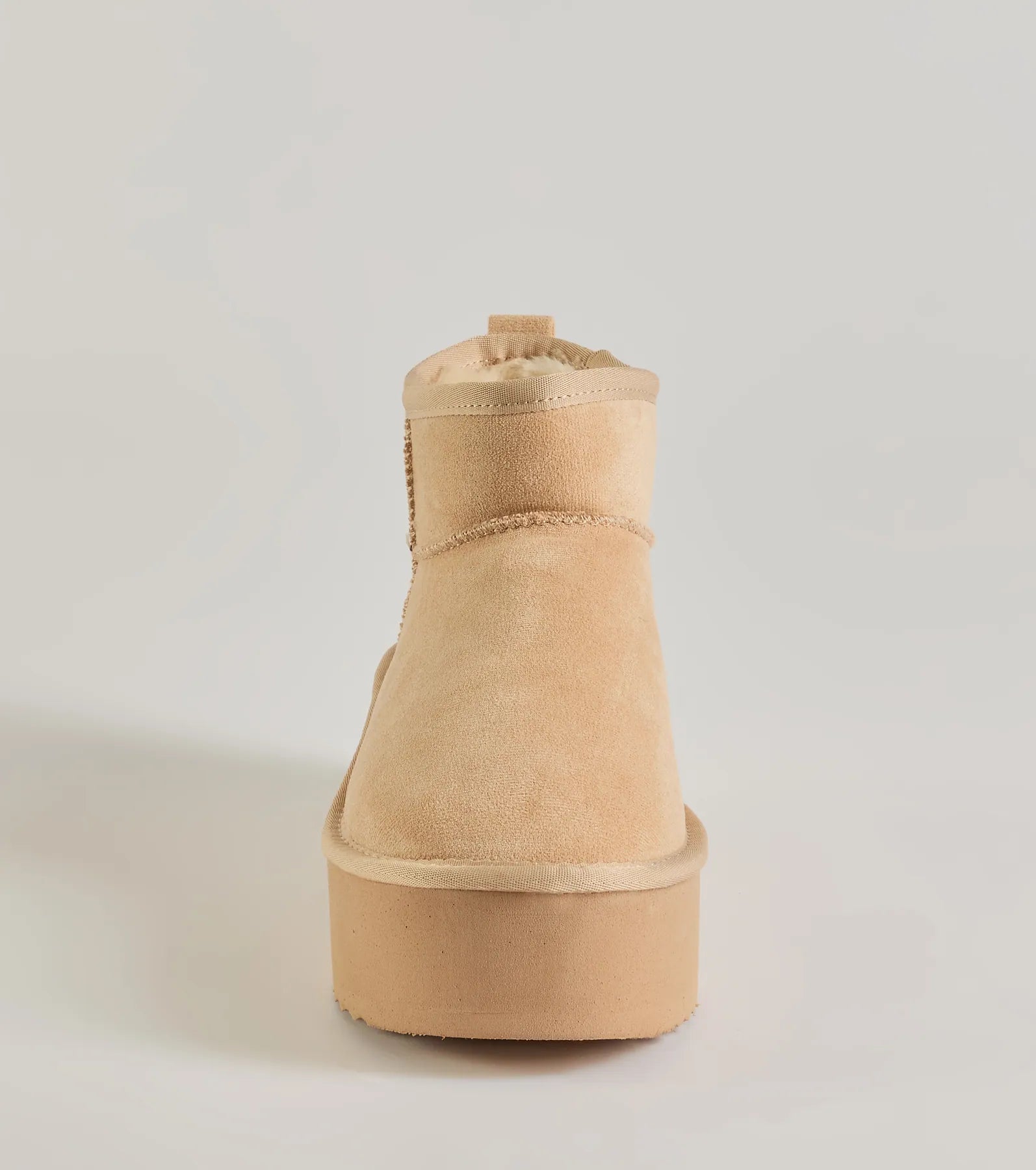 Ultimate Cozy Faux Sherpa Lined Platform Booties - Winter Comfort Essentials