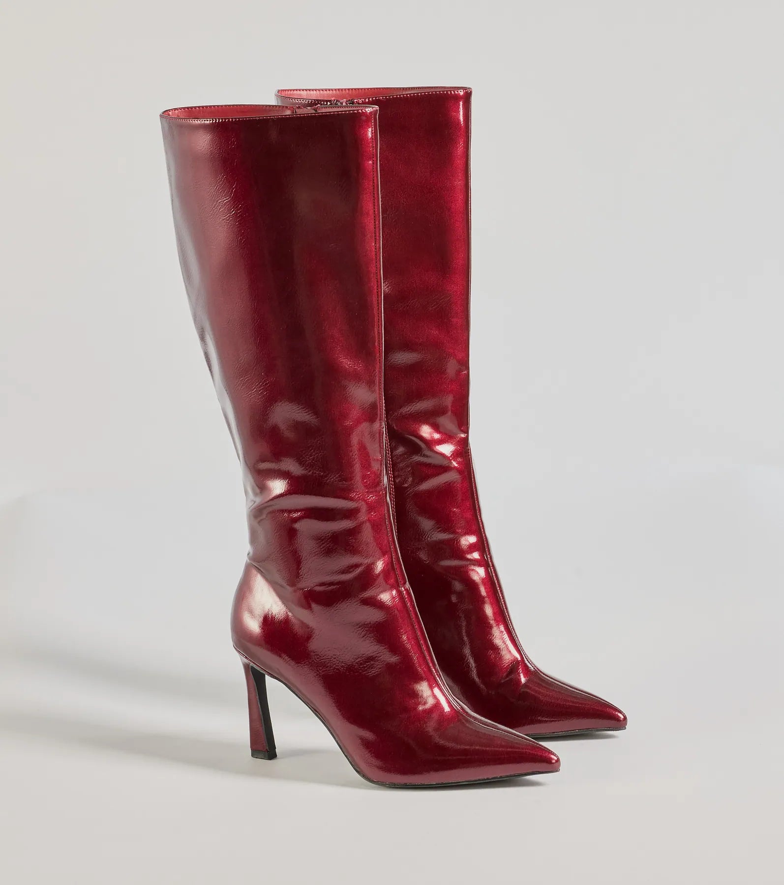 Ultimate Glam Under-The-Knee Stiletto Boots - Elevate Your Style