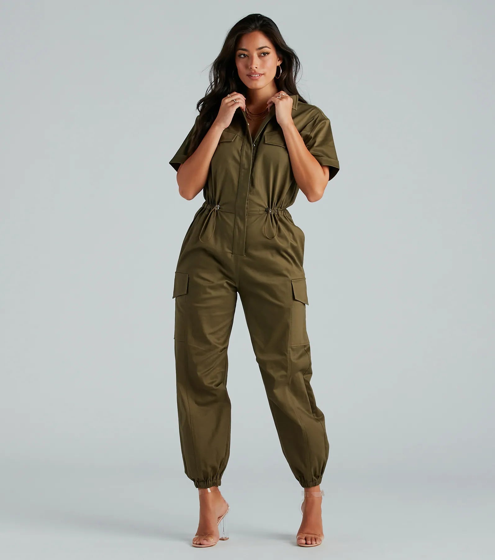 Premium Everyday Utility Cargo Jogger Jumpsuit - Upgrade Your Style